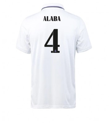 Real Madrid David Alaba #4 Hemmatröja 2022-23 Korta ärmar